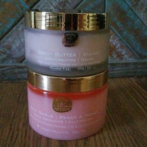 KEDMA salt scrub and body butter